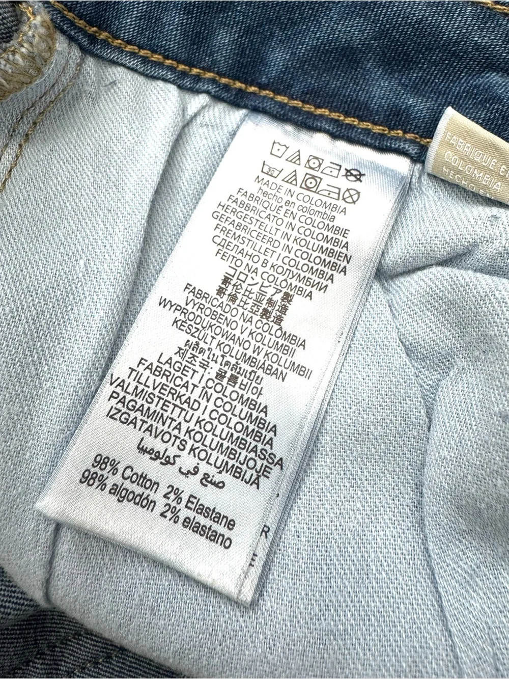 MICHAEL KORS Denim Frayed Hem Studded Shorts